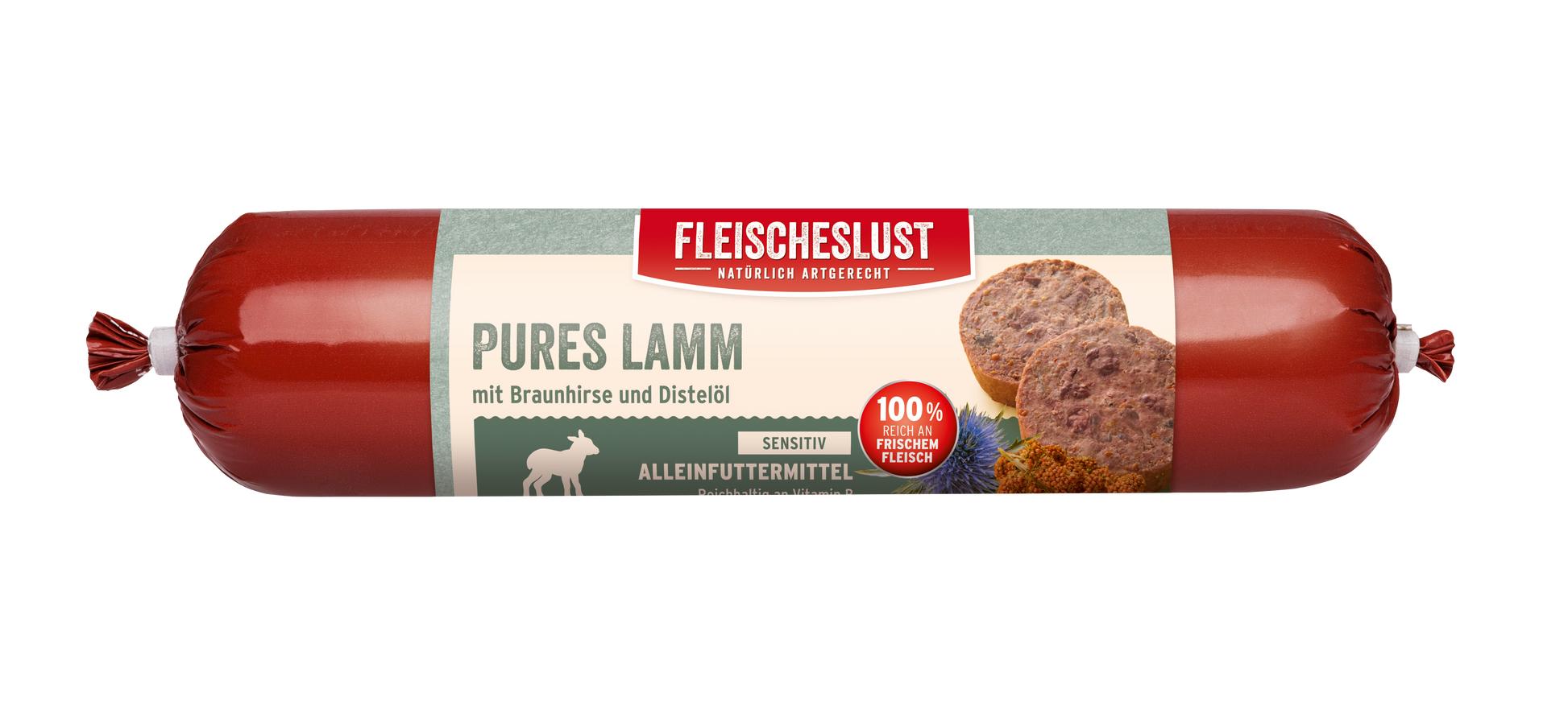 Pures Lamm mit Braunhirse und Bierhefe